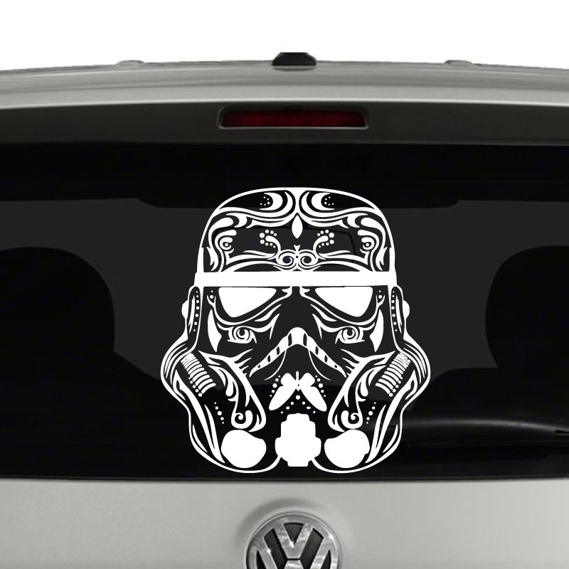 Star Wars Vinyl Logo Car Window Stickers Jedi Stormtrooper Vadar