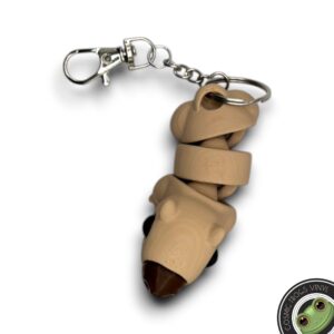 Capybara Flexible Fidget Keychain – 3D Printed - Image 4